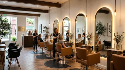 Illustration of Shady's On Fourth, beauty salon in Ashland, OR